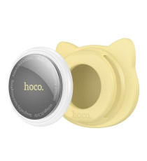Localizzatore gps Hoco E91D beige a forma di gatto compatibile con Apple Find My tracker con un’autonomia fino a 9–12 mesi
