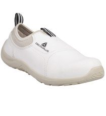 Calzatura di sicurezza Miami S2 FO AE SRC - microfibra/poliuretano - numero 46 - bianco - Deltaplus