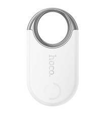 Localizzatore gps Hoco E98A bianco Pearl White compatibile con Google Find My Device, Elegante, sottile e sempre connesso