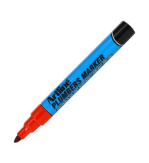 Marcatore permanente - per idraulica - punta tonda - 1,5 mm - rosso - Artline