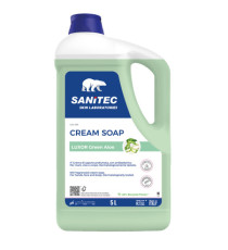 Crema di sapone Luxor Green - tanica 5 L - aloe verde - Sanitec