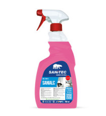 Detergente multisuperficie Sanialc - trigger 750 ml - alcolico - Sanitec