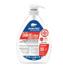 Igienizzante mani Sani Gel Med - dispenser 600 ml - non profumato - Sanitec