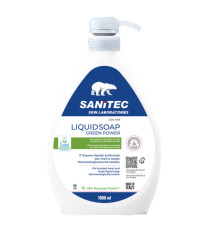 Sapone liquido Green Power - dispenser 1 L - floreale - Sanitec