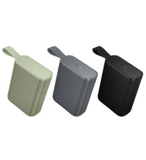 Altoparlante speaker wireless Hoco HC34 verde bluetooth 5.3 IPX4 5W 1200 mAh cassa azione fino a 10mt, Dimensioni: 111×84×40mm