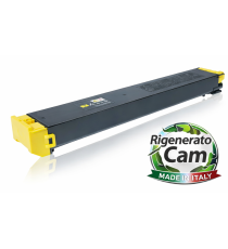 Toner MX-61GTYA giallo rigenerato CAM di alta qualità, made in Italy per Sharp MX-2630,3050,4071,5050,6070 MX61 24.000 pagine