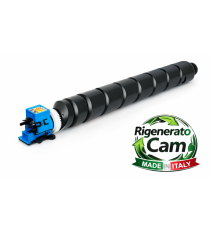 Toner CK-8511C ciano rigenerato CAM di alta qualità, made in Italy 1T02L7CUT0 per Utax 2506 Ci CK8511 capacità 12.000 pagine