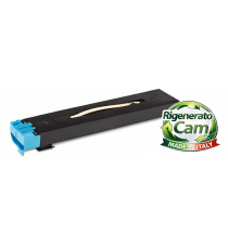 Toner V80C ciano 006R01643 rigenerato CAM di alta qualità, made in Italy per Xerox Versant 80,180,280 capacità 22.000 pagine