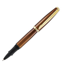 Penna roller Aldo Domani - punta M - fusto tabacco - Monteverde