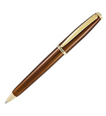 Penna sfera Aldo Domani - punta M - fusto tabacco - Monteverde