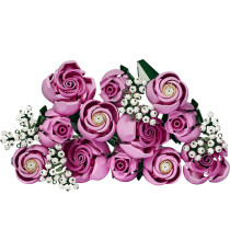 Lego Icons The Botanical Collection - Bouquet di rose rosa - Lego 10374 12 Rose e 4 Rametti di Gipsofila 789pz ANNI 18+