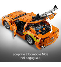 Lego Technic - Fast and Furious Toyota Supra MK4 - Lego 42204 con Motore 6 Cilindri e Portiere Apribili Anni 9+ 810pz
