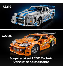 Lego Technic - Auto Nissan Skyline GT-R (R34) 2 Fast 2 Furious - Lego 42210 con Funzione di Derapata Anni 18+ 1410pz