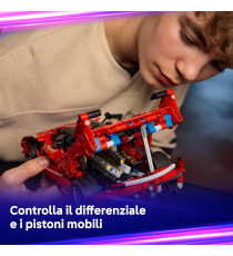 Lego Technic - Ferrari FXX K - Lego 42212 Motore V12, Differenziale e Pistoni Mobili Anni 10+ 897pz