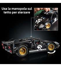 Lego Technic - Auto da corsa Ford GT40 MKII 1966 - Lego 42223 Motore V8, Dettagli e Livrea Originali Anni 18+ 793pz