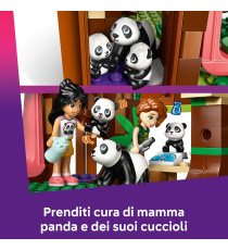 Lego Friends - Il Santuario dei Panda - Lego 42648 Casa sull'Albero Veicolo ATV 2 Mini e 3 Panda 243pz Anni 7+