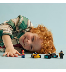 Lego City - Go-kart e piloti - Lego 60400 Kart da Corsa con 2 Minifigure di Piloti Anni 5+ 99pz