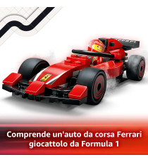 Lego City - Go-kart e piloti - Lego 60400 Pitstop e meccanici con monoposto Ferrari F1 Anni 6+ 322pz