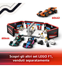 Lego City - Go-kart e piloti - Lego 60400 Pitstop e meccanici con monoposto Ferrari F1 Anni 6+ 322pz