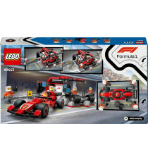 Lego City - Go-kart e piloti - Lego 60400 Pitstop e meccanici con monoposto Ferrari F1 Anni 6+ 322pz