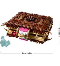 Lego Harry Potter - Il Libro Mostro dei mostri azzannante - Lego 76449 con Motore Pull-Back e Bocca Apribile 518pz Anni 9+
