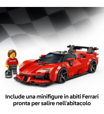 Lego Speed Champions - Ferrari SF90 XX Stradale - Lego 77254 con Minifigure del Pilota Anni 9+ 339pz