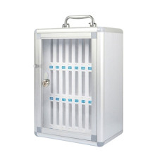 Armadietto portacellulare - 24 posti - 26 x 19 x 38,5 cm - grigio - Iternet