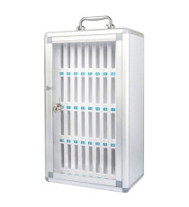 Armadietto portacellulare - 36 posti - 29 x 19 x 50 cm - grigio - Iternet