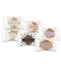 Biscotti al burro assortiti - 6 gusti - 1250 gr - Loison - conf. 200 biscotti