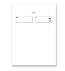 Blocco comande - 25/2 copie autoricalcanti - 10,5 x 7,4 cm - DU161860000 - Data Ufficio