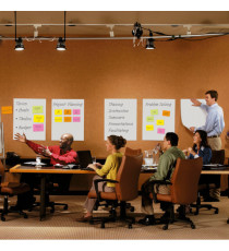 Blocco da parete Super Sticky - 559RP - 63,5 x 77,5 cm - carta riciclata - bianco - 30 fogli - Post-it