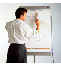 Blocco da parete Super Sticky - 559RP - 63,5 x 77,5 cm - carta riciclata - bianco - 30 fogli - Post-it