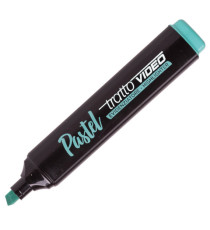 Evidenziatore Tratto Video Pastel - punta a scalpello - tratto da 1 - 5 mm - colori assortiti - Tratto - astuccio 4 pezz