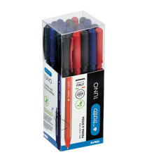 Penna sfera Tratto Uno Green - punta media 1 mm - colori assortiti - Tratto - conf. 24 pezzi