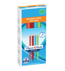 Portamine Non Stop - mina 0,70mm - fusto colori assortiti - Papermate - conf. 12 pezzi