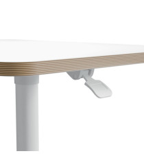 Scrivania Compatta pneumatica Sit-Stand - mobile - 80 x 60 x 75-114 cm - bianco - Leitz