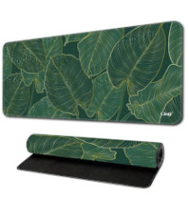 Tappetino mouse da gioco XXL Linq MP3802 con figure e stampa multicolore, antiscivolo - misura 80x30cm - gaming mouse pad