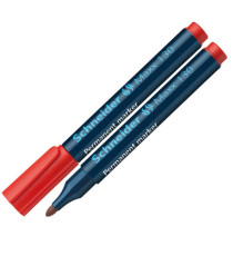 Marcatore permanente Maxx 130 - punta conica - Tratto 1,00-3,00mm - rosso - Schneider