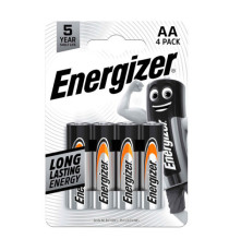 Pila stilo AA - 1,5V -  Everyday - LR6 - Energizer - blister 4 pezzi