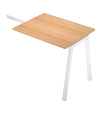 Allungo reversibile dx/sx Easy - 80 x 60 cm - gamba inclinata - faggio