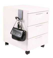 Appendiabiti magnetico - 7,4 x 6,8 x 14,3 cm - 1 posto - acciaio/ABS - Alba