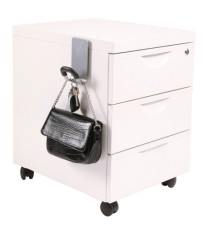 Appendiabiti magnetico - 7,4 x 6,8 x 14,3 cm - 1 posto - acciaio/ABS - Alba