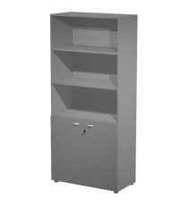 Armadio modulare - a 2 ante basse - 90 x 45,8 x 200 cm - antracite