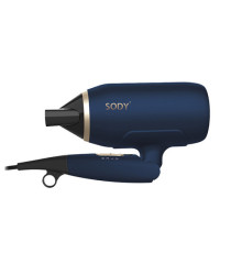 Asciugacapelli - manico pieghevole - 2000  W - blu