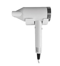 Asciugacapelli Yul Passion - a muro - 19 x 10,8 x 28 cm - 1500 W - ABS - bianco - Medial International