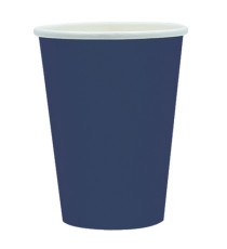 Bicchieri biodegradabili Ecocolor - 250cc - blu notte - Big Party - conf. 25 pezzi