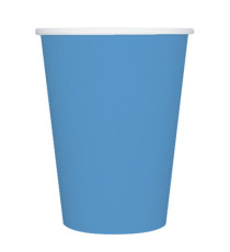 Bicchieri biodegradabili Ecocolor - 250cc - turchese - Big Party - conf. 25 pezzi