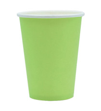 Bicchieri biodegradabili Ecocolor - 250cc - verde mela - Big Party - conf. 25 pezzi