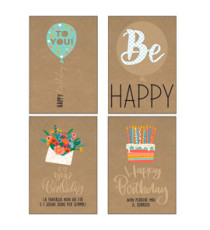 Biglietto Avana Fiori - fantasie assortite - Sadoch