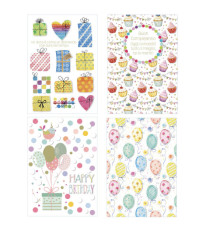 Biglietto Femminile - rilievo - fantasie assortite - Sadoch